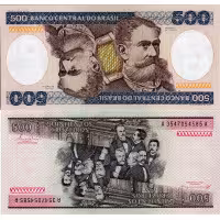 Cédula Brasil, series A, 500 Cruzeiro, Pi. 200b, N/UNC