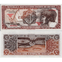 Bankovka Brazílie, 5 Cruzeiros, Pi. 166b, N/UNC