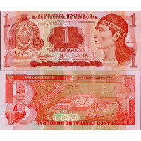 Bankovka Honduras, 2000, serie CS, 1 Honduran lempira, Pi. 84a, N/UNC