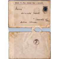 Sobre circulado Italia, Mi.69, Usado #