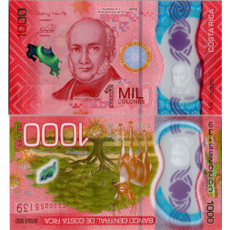 Banknote Costa Rica, 2019, Serie C, 1000 Colon, Pi. 280a, N/UNC