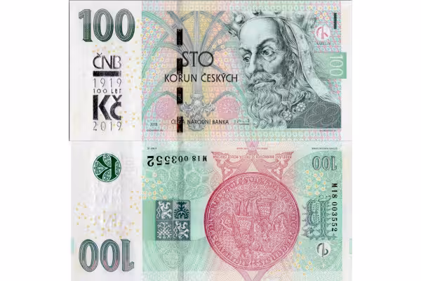 Postupka bankovky ČR, 100 Kč, Pi. 28a, N/UNC, 2018, serie M18, postupka 3