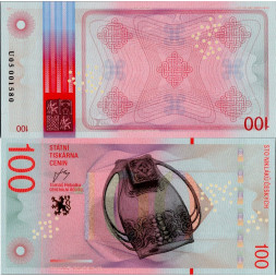 Billete conmemorativo, 100, U05, N/UNC, República Checa