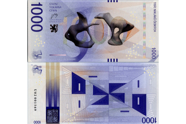 Pamětní banknovka, 1000, U 02, N/UNC, Česká republika