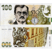 Pamětní banknovka, 100 Kč, Pi. EQ07, N/UNC, Česká republika, serie EQ07