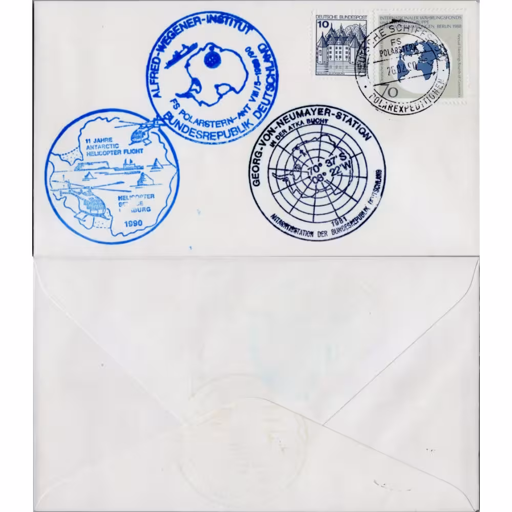 Cover Antarctica, Used #, Germany