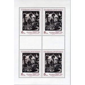 Přepážkový list PL ČSR, Pof.3025**, 6 Kčs
