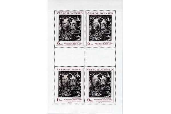 Přepážkový list PL ČSR, Pof.3025**, 6 Kčs
