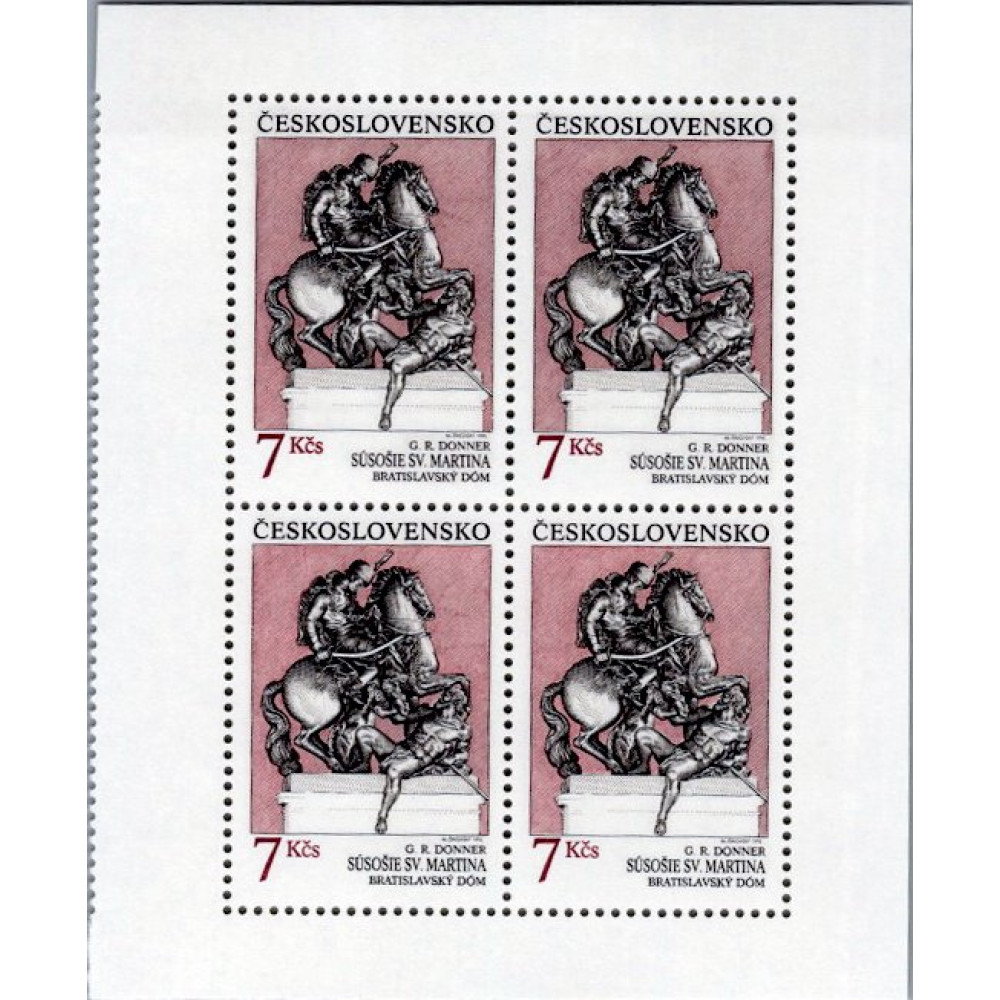 Čtyřblok ČSR, Pof.3019**, 7 Kčs
