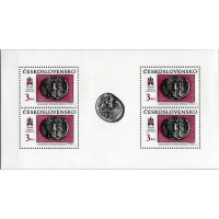 Bloco Tchecoslováquia, Pof.A2951 (Mi. 3062KB), MNH, 4 Kčs