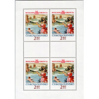 Mini-folha PL Tchecoslováquia, Pof.2103 (Mi. 2215), MNH, 2,40Kčs