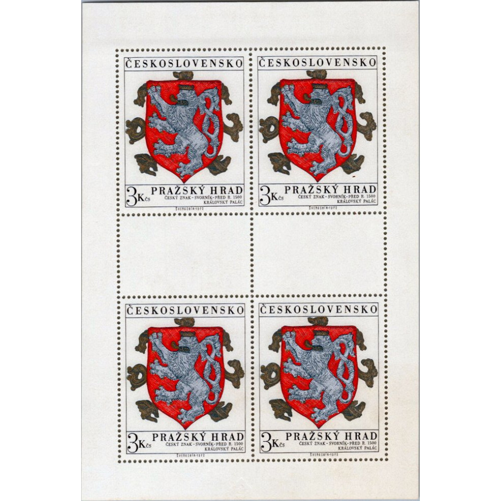 Přepážkový list PL ČSR, Pof.1960**, 3Kčs