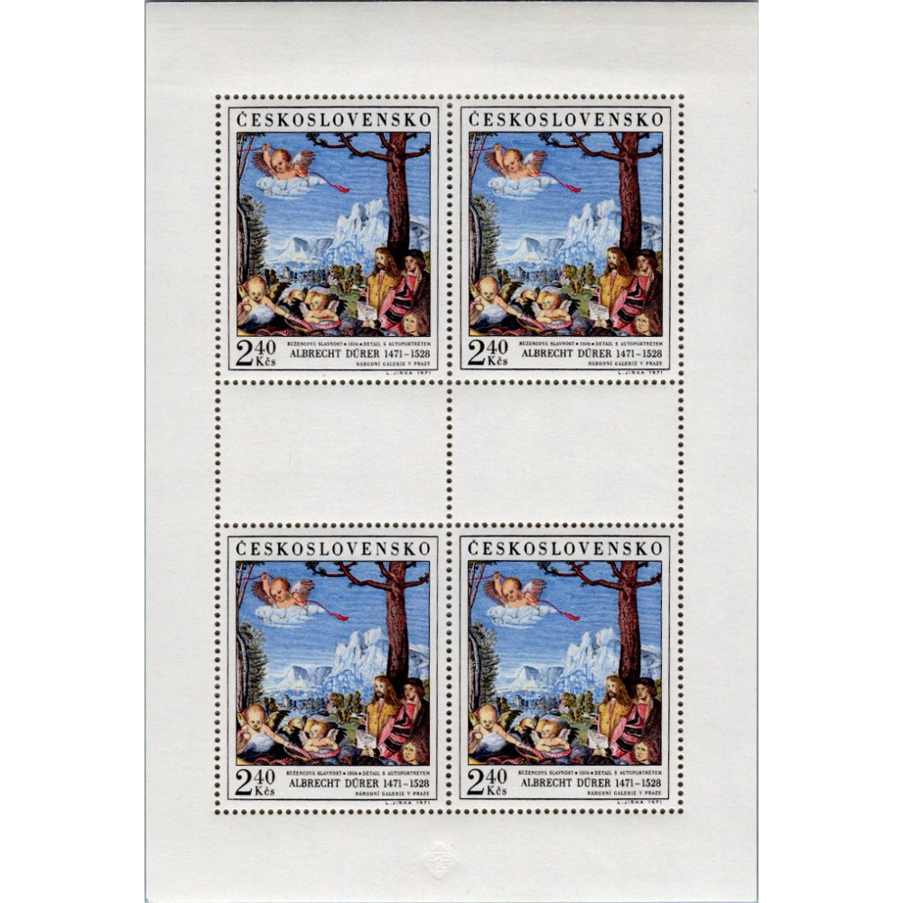 Minipliego PL Checoslovaquia, Pof.1926 (Mi. 2036), MNH, 2,40Kčs