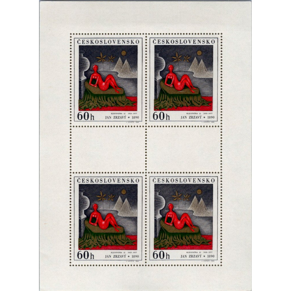 Přepážkový list PL ČSR, Pof.1729**, 60h