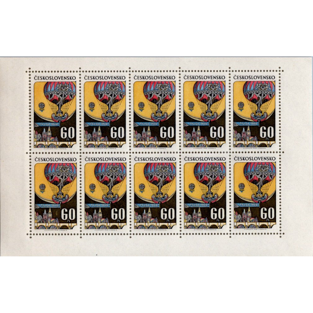 Zehnerblok Tschechoslowakie, Pof.L69 (Mi. 1767)**, 60H