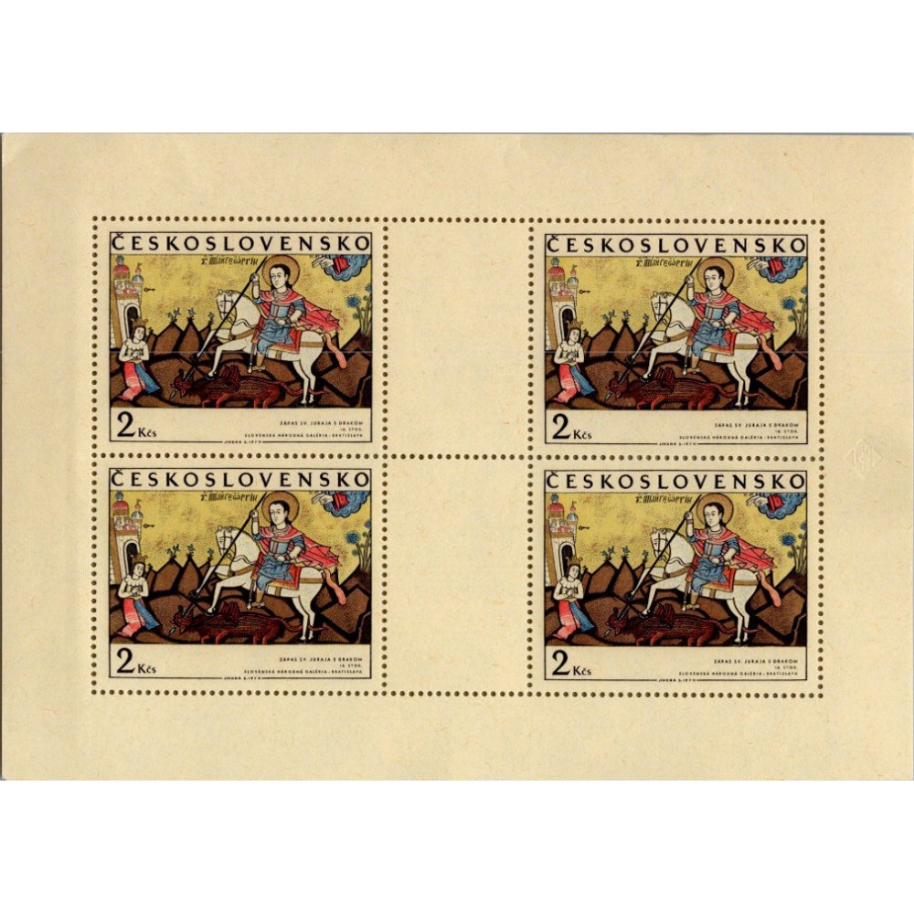 Přepážkový list PL ČSR, Pof.1866**, 2Kčs