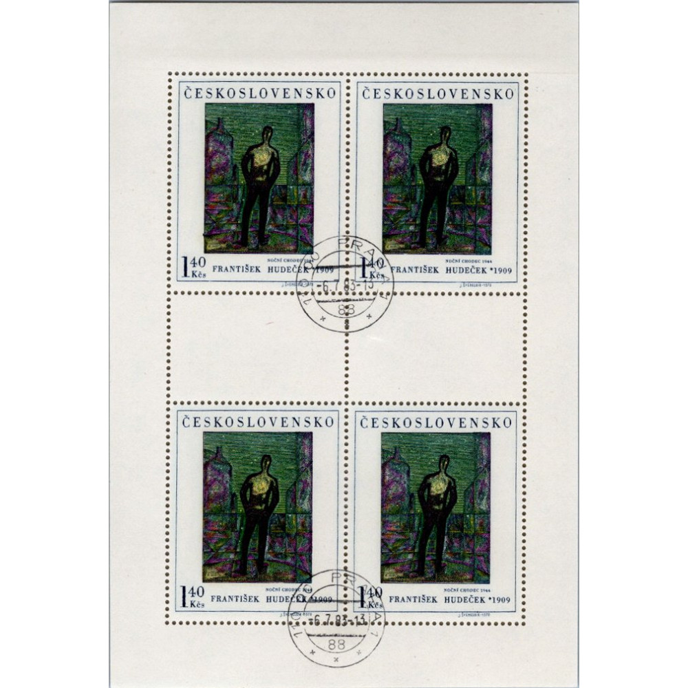 Přepážkový list PL ČSR, Pof.1855**, 1,40Kčs