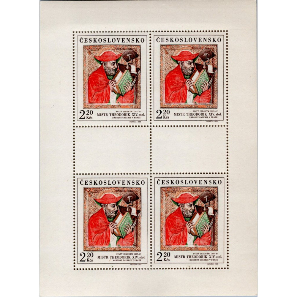 Přepážkový list PL ČSR, Pof.1802**, 2,20Kčs