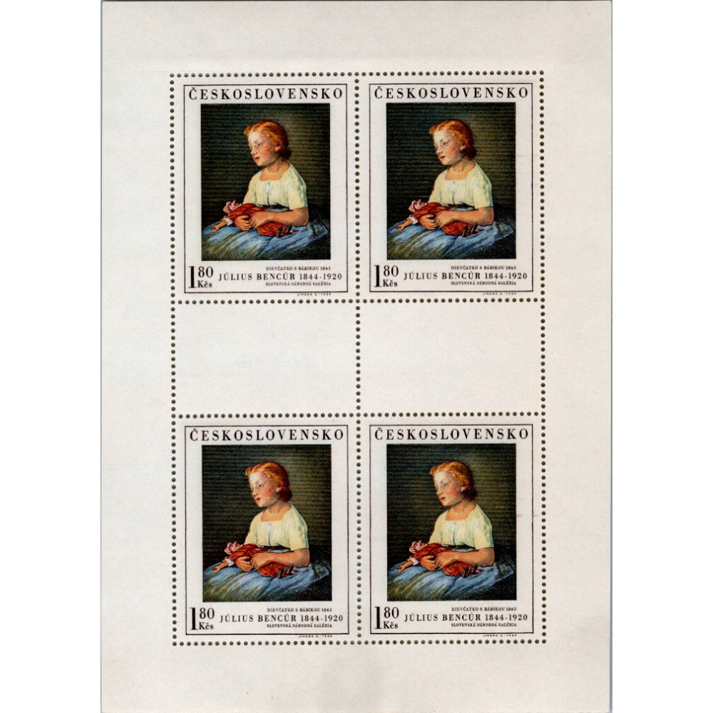 Přepážkový list PL ČSR, Pof.1801**, 1,80Kčs