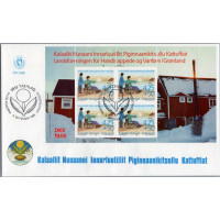FDC Grönland, Mi.BL11 (SG MS305)**