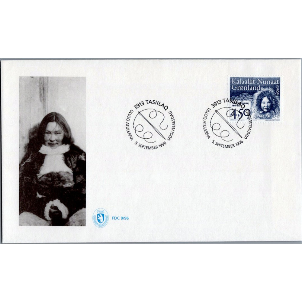 FDC Groenlândia, Mi.293 (SG 303), MNH, 4.5 dkr.