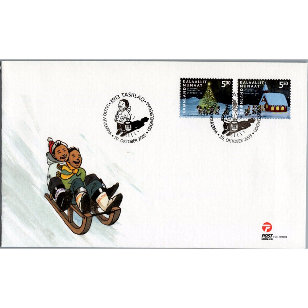FDC Groenlândia, Mi.403 (SG 432), MNH, 5 dkr.