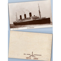 Tarjeta postal , (*), United Kingdom – R.M.S. "Berengaria"