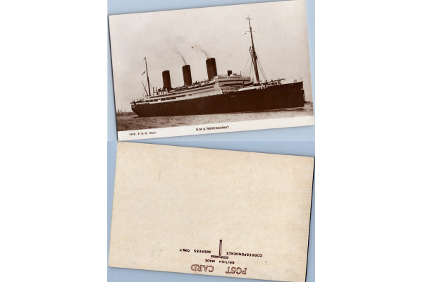 Pohlednice (*), Spojené království – R.M.S. "Berengaria"