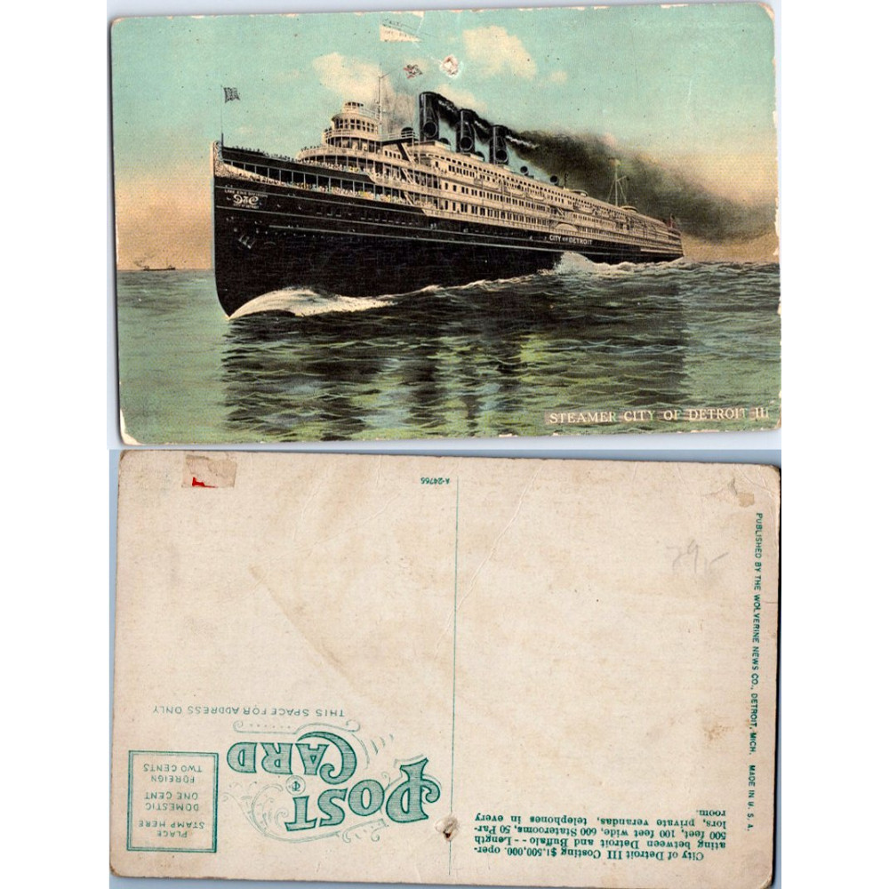 Cartão-postal , (*), Estados Unidos