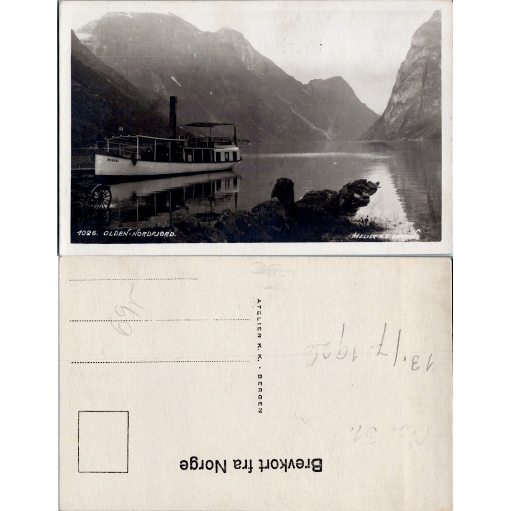 Cartão-postal , (*), Noruega – OLDEN - NORDFJORD