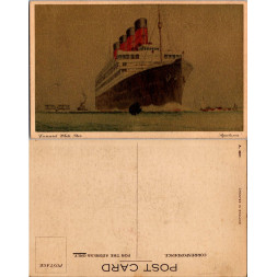 Pohlednice (*), Spojené království, RMS "Aquitania"