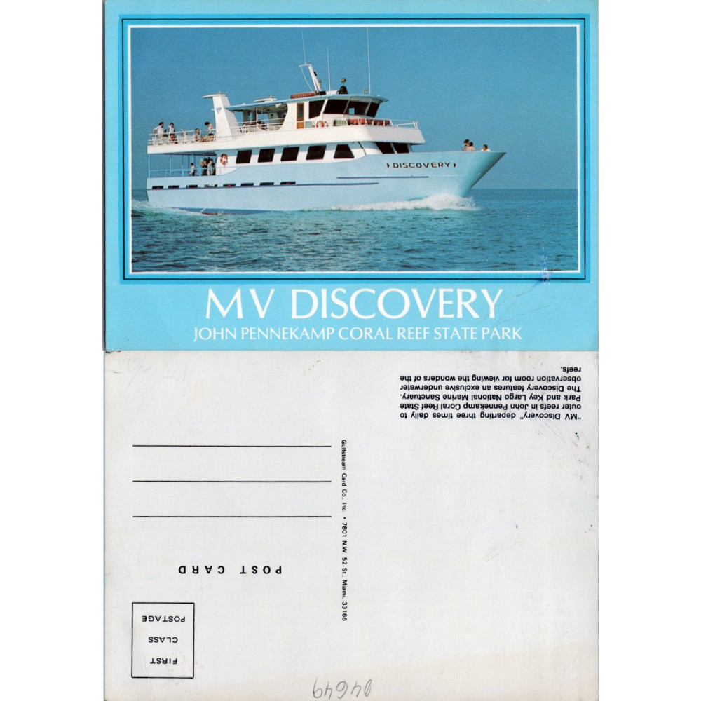 Postkarte (*), Vereinigte Staaten von Amerika – John Pennekamp Coral Reef State Park