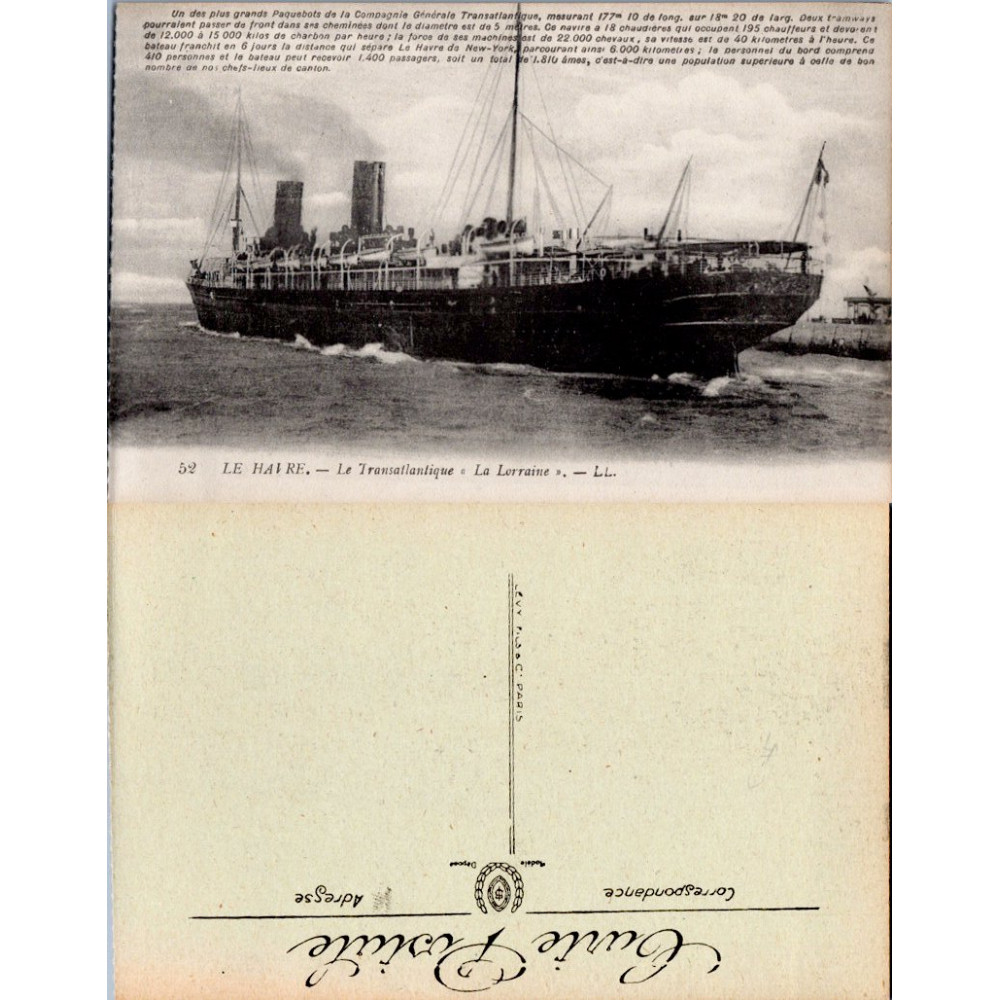 Postcard , (*), France – Le Havre