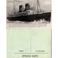 Tarjeta postal , (*), Francia – Le Havre