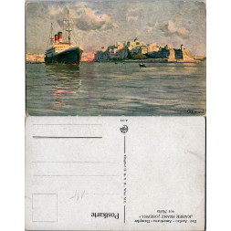 Postkarte (*), Österreich – Malta