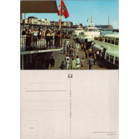 Postkarte (*), Deutschland – An den St. Pauli-Landungsbrücken