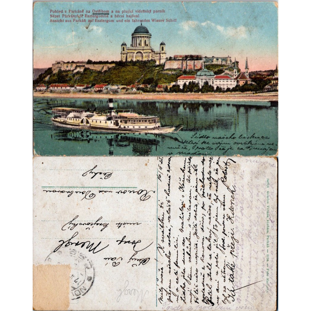Cartão-postal , (*), Áustria-Hungria – Esztergom