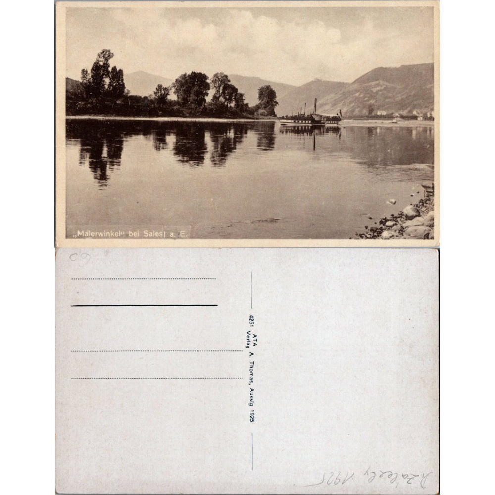 Cartão-postal , (*), Germany – „Malerwinkel“ bei Salesti a. E.