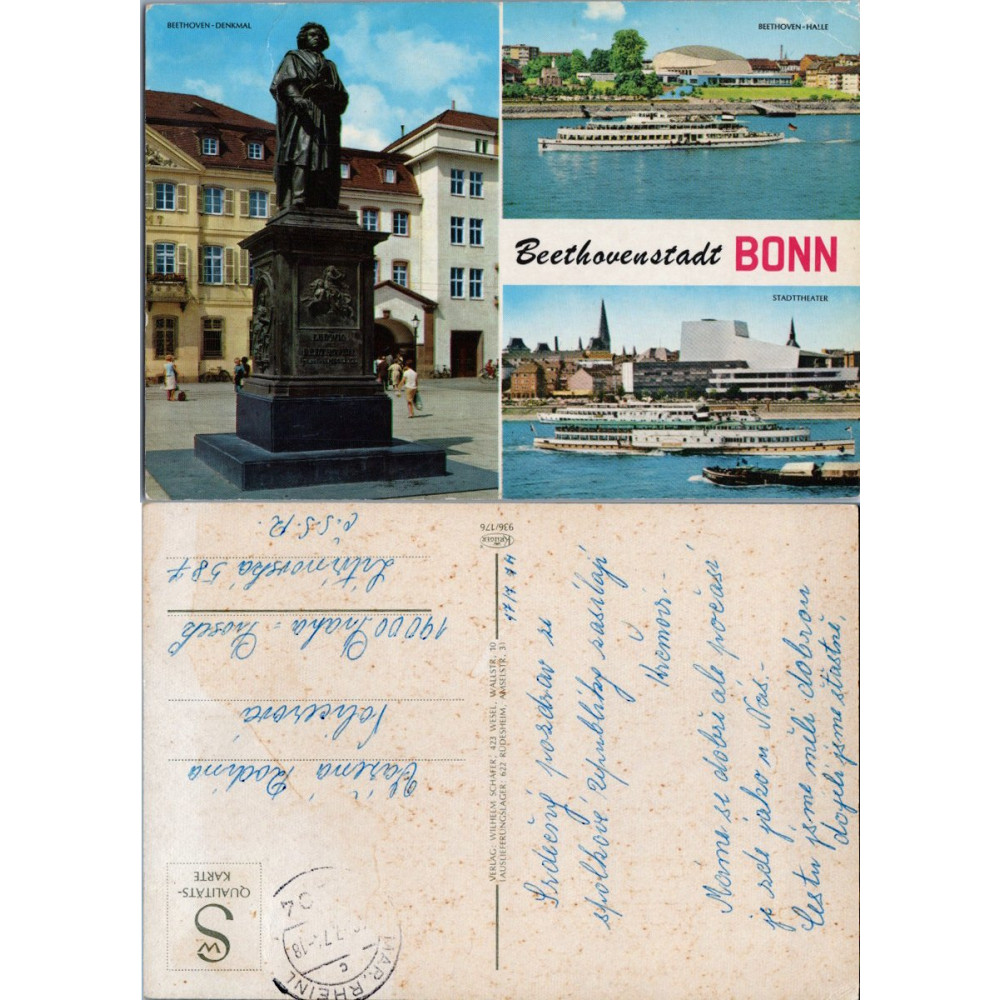 Pohlednice (*), Německo – Bonn