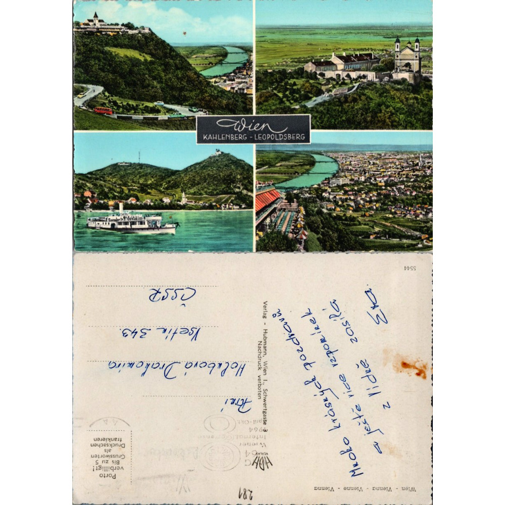 Pohlednice (*), Rakousko – Vídeň – Kahlenberg – Leopoldsberg