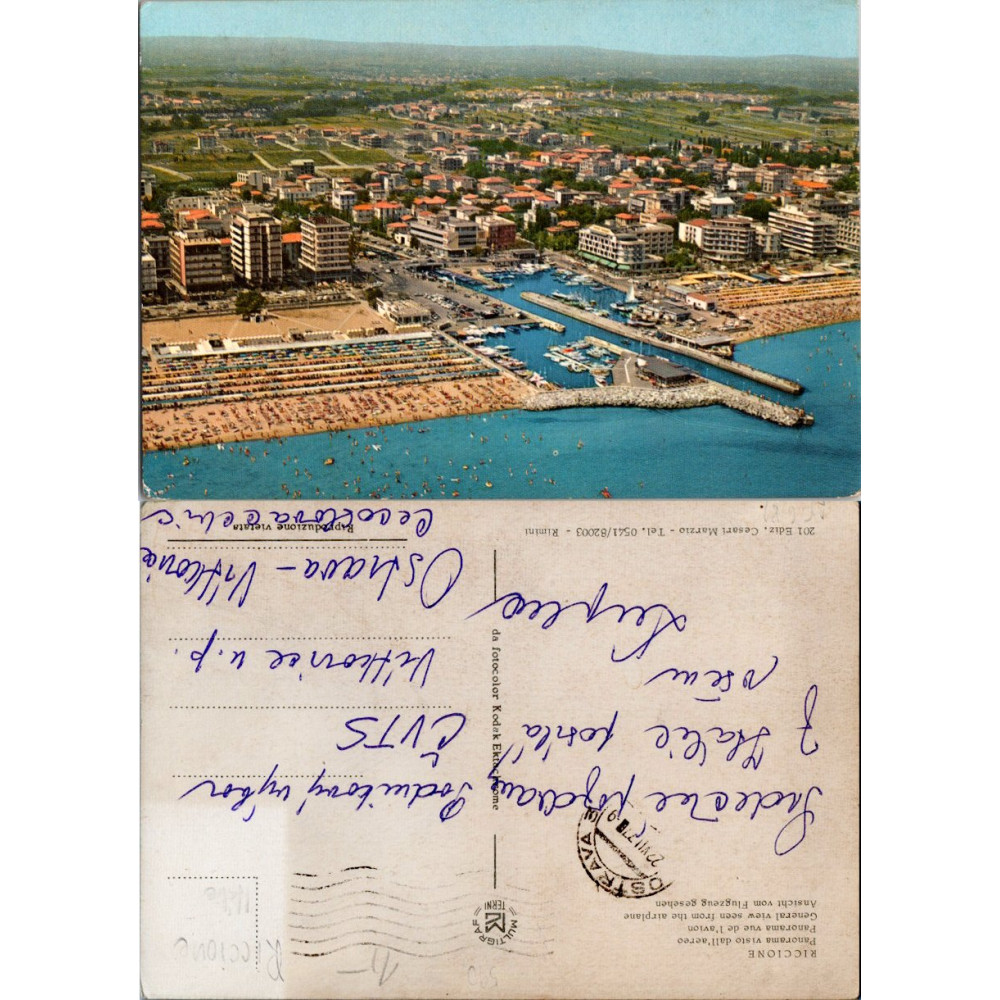 Postkarte (*), Italien – Riccione