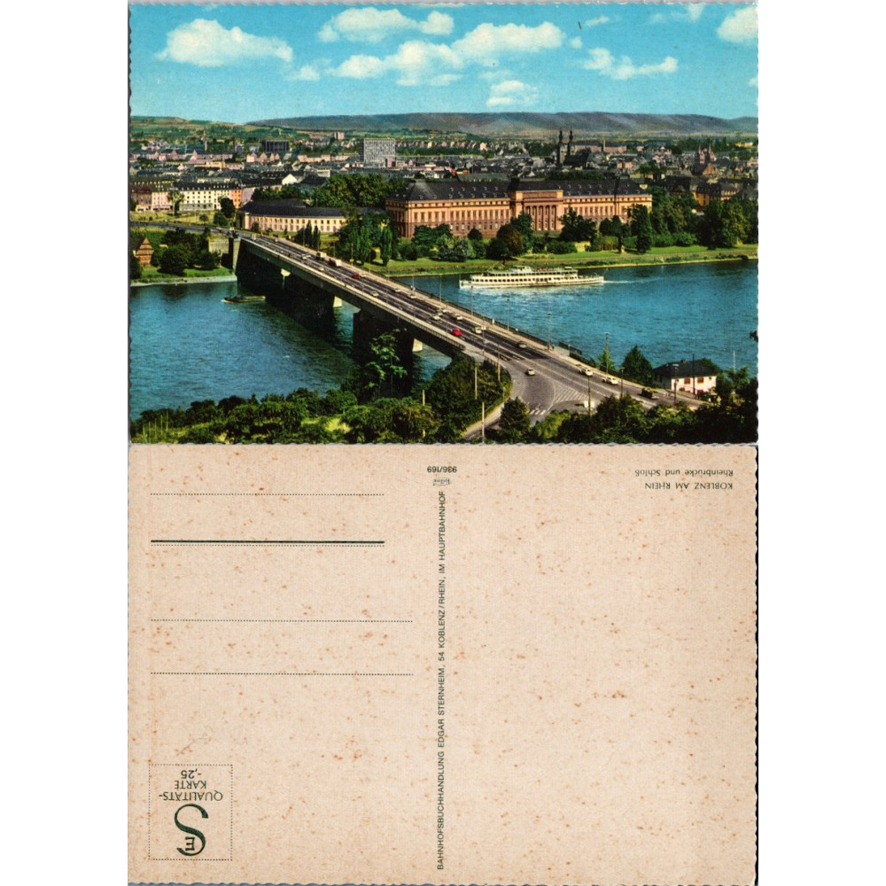 Pohlednice (*), Německo – Koblenz am Rhein