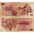 Banknote Tschechoslowakei, 500 Kčs, Pi. 93c, 4/G, serie Z, 430107 1