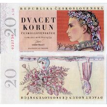 Bankovka ČSR, 20 Kčs, Pi. 70a, N/UNC, 1949, serie A, 50