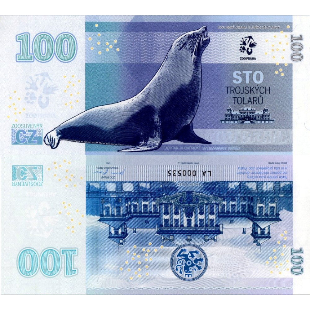 Billete souvenir, SL 000535, N/UNC, Czech Republic, series SL 1