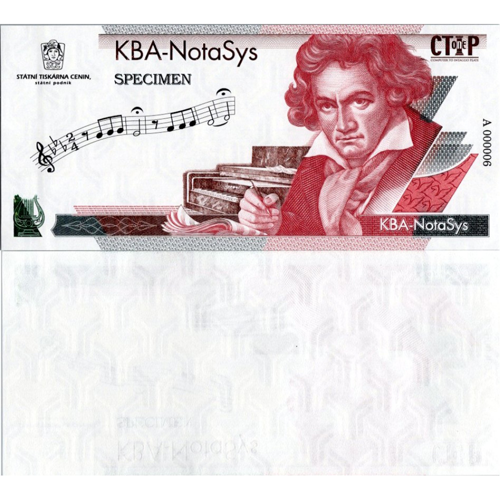 Souvenirbanknote, A 000006, N/UNC, Serie A