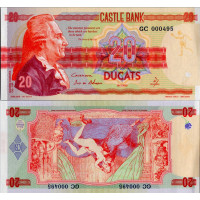 Nota souvenir, 20 Ducats, GC 000495, N/UNC, 2022, series GC