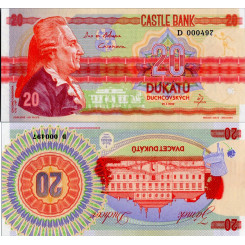 Suvenýrová bankovka, 20 Ducat, N/UNC, 2022