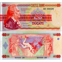 Nota souvenir, 20 Ducats, GC 000496, N/UNC, 2022, series GC