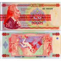 Nota souvenir, 20 Ducats, GC 000492, N/UNC, 2022, series GC